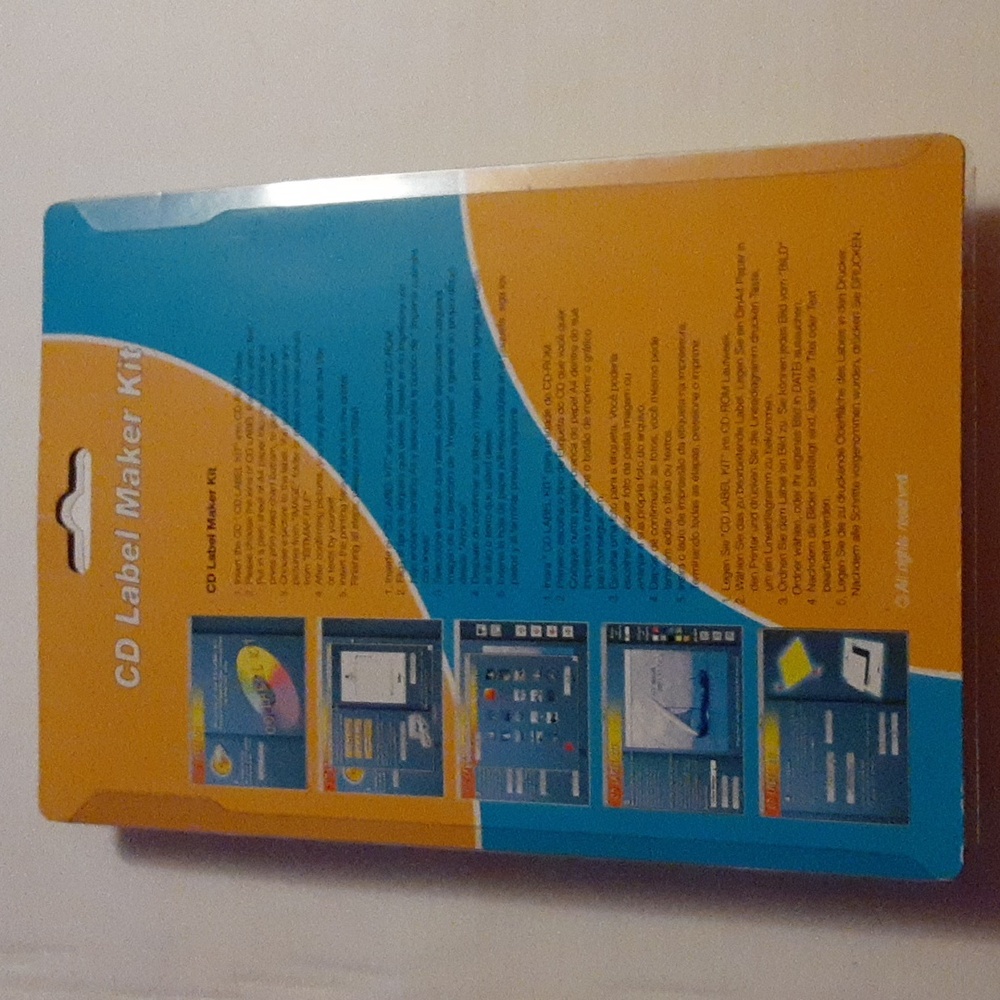 CD Label Maker Kit with Set Label Case - Picture 3 of 5
